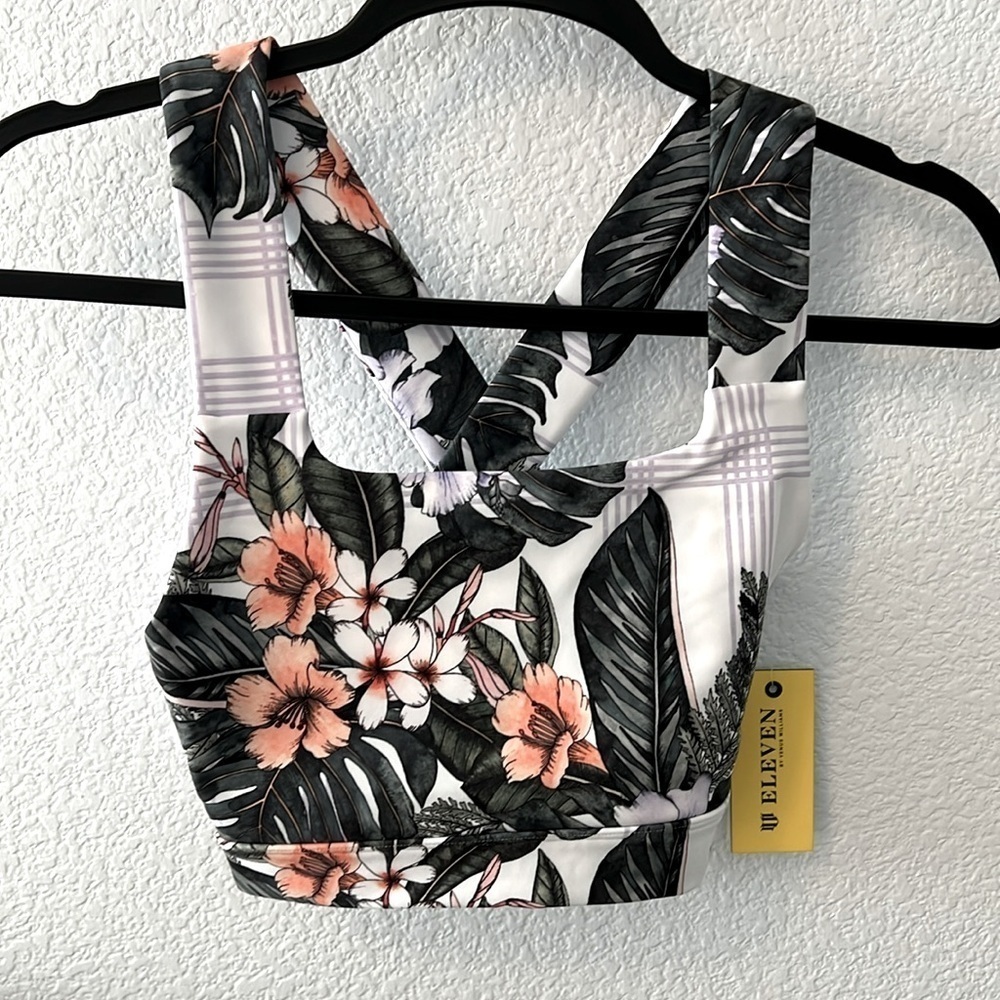 NWT EleVen by Venus Williams Tropicana Sports Bra MSRP $88 Size XS